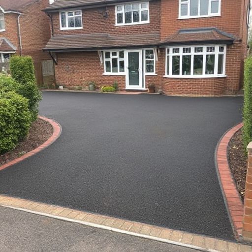 asphalt driveway