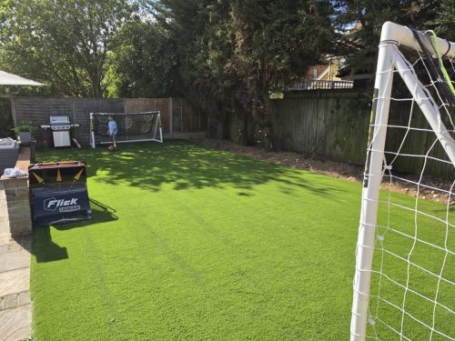 Grass burnt out from the hot weather now green all year round